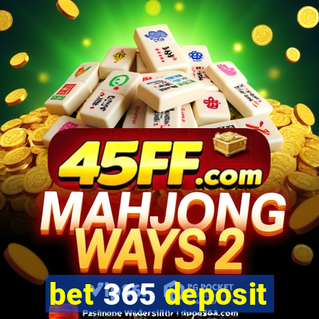 bet 365 deposit
